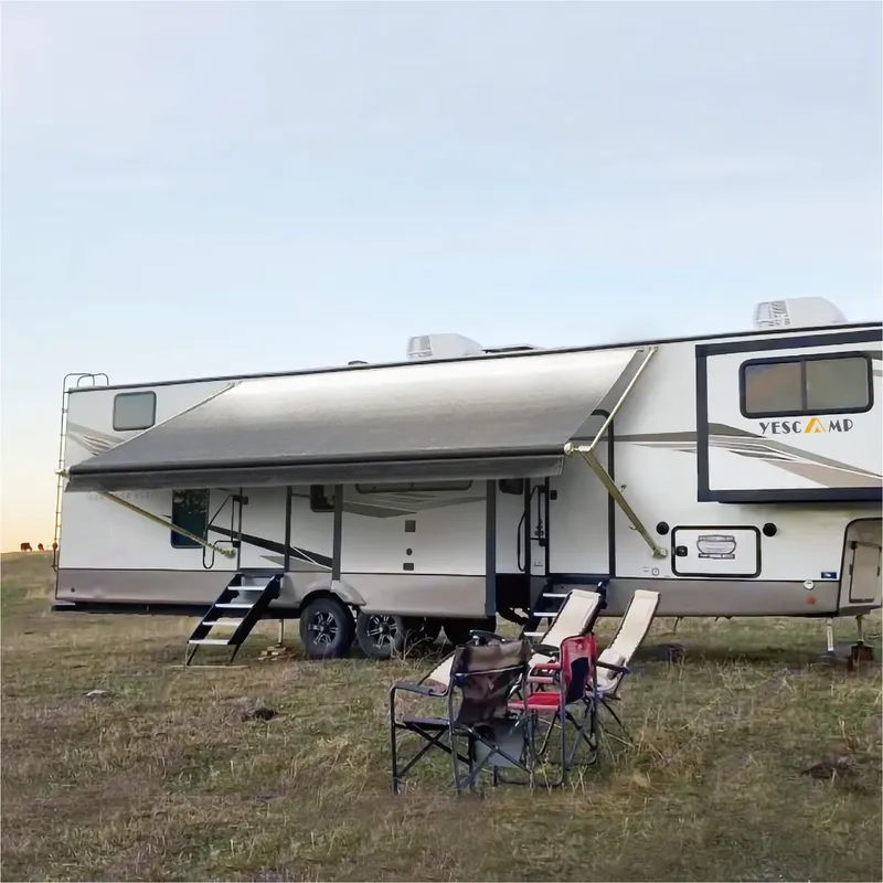 Outdoor Camping Awning - กันสาดควบคุมด้วยมือ Awnlux ราคาประหยัด สำหรับตั้งแคมป์และคาราวาน ใช้กลางแจ้ง