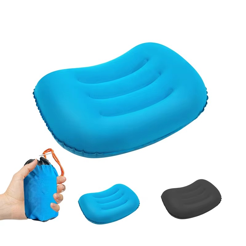 Camp Pillow Compressible - หมอนเป่าลม TPU แบบพกพา น้ำหนักเบา กะทัดรัด เหมาะสำหรับตั้งแคมป์