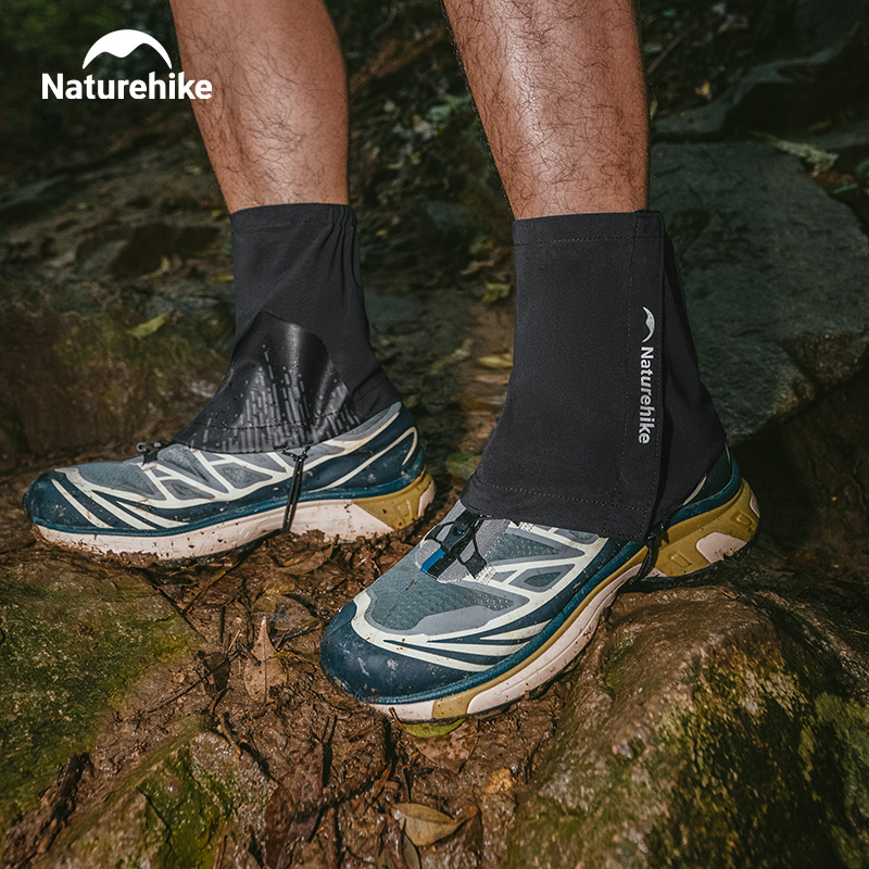 Trekking Gaiters - Naturehike ปลอกขาป้องกันหิมะสำหรับเดินป่ากลางแจ้ง ปลอกขาป้องกันน้ำสำหรับปีนเขา ปลอกขาป้องกันน้ำสำหรับรองเท้าปีนเขา