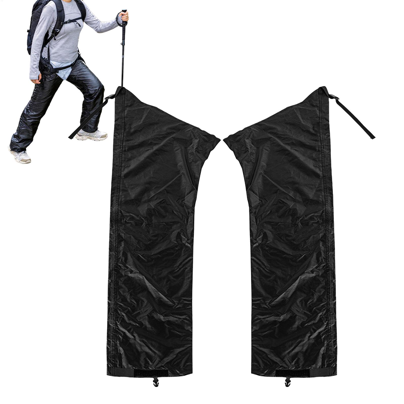 Trekking Gaiters - กันชนขาสำหรับผู้ชายแบบปรับได้ กันชนขาแบบ unisex สำหรับการเดินป่า ปั่นจักรยานกลางแจ้ง ปีนเขา