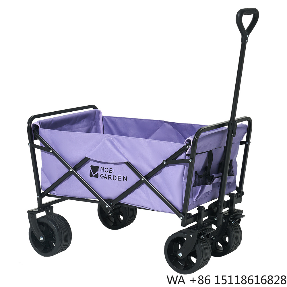 Outdoor Camping Table - รถเข็นพับได้สี่ล้อ Mobi Garden สำหรับใช้งานพิเศษกับรถแคมป์ปิ้งและรถเข็นแคมป์