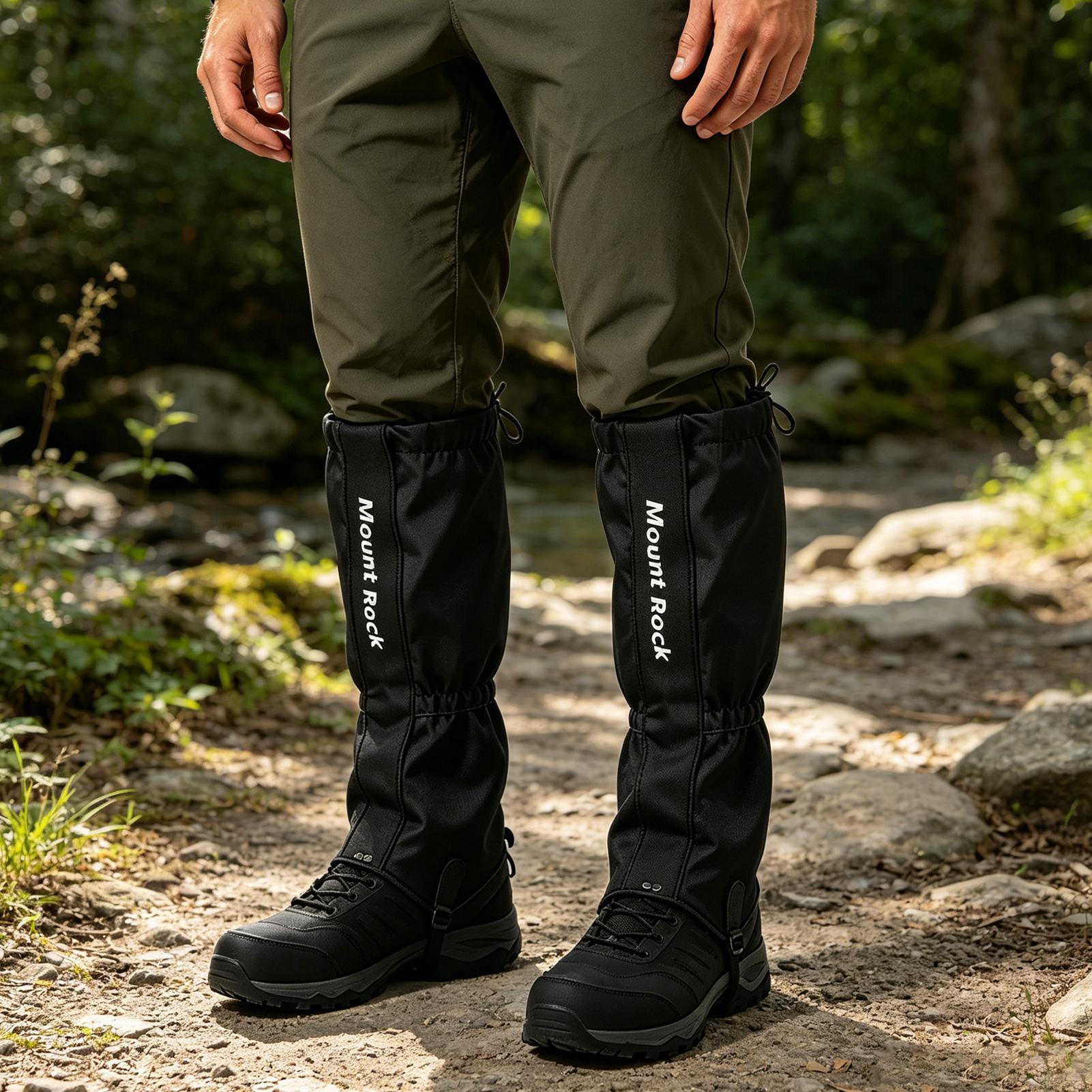 Trekking Gaiters - 1 คู่ ปลอกขาป้องกันน้ำและอากาศ ระบายอากาศได้ดี น้ำหนักเบา สำหรับเดินป่า