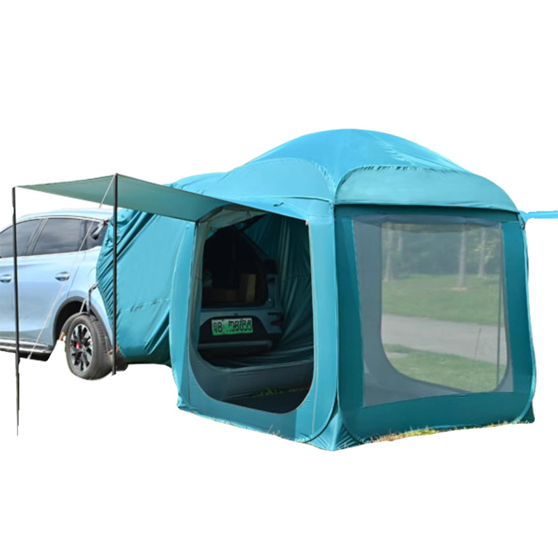 Outdoor Camping Car Tail Tent - เต็นท์ท้ายรถ ตั้งอัตโนมัติ สำหรับขับรถตั้งแคมป์กลางแจ้ง กันแดด กันฝน และกันยุง
