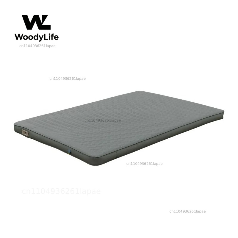 Outdoor Camping Mat - ที่นอนเป่าลมสำหรับตั้งแคมป์กลางแจ้ง พร้อมปั๊มลมในตัว เตียงเป่าลมแบบพกพา สะดวกสบายสำหรับปิกนิก ที่นอนเป่าลมรูปทรงชีส