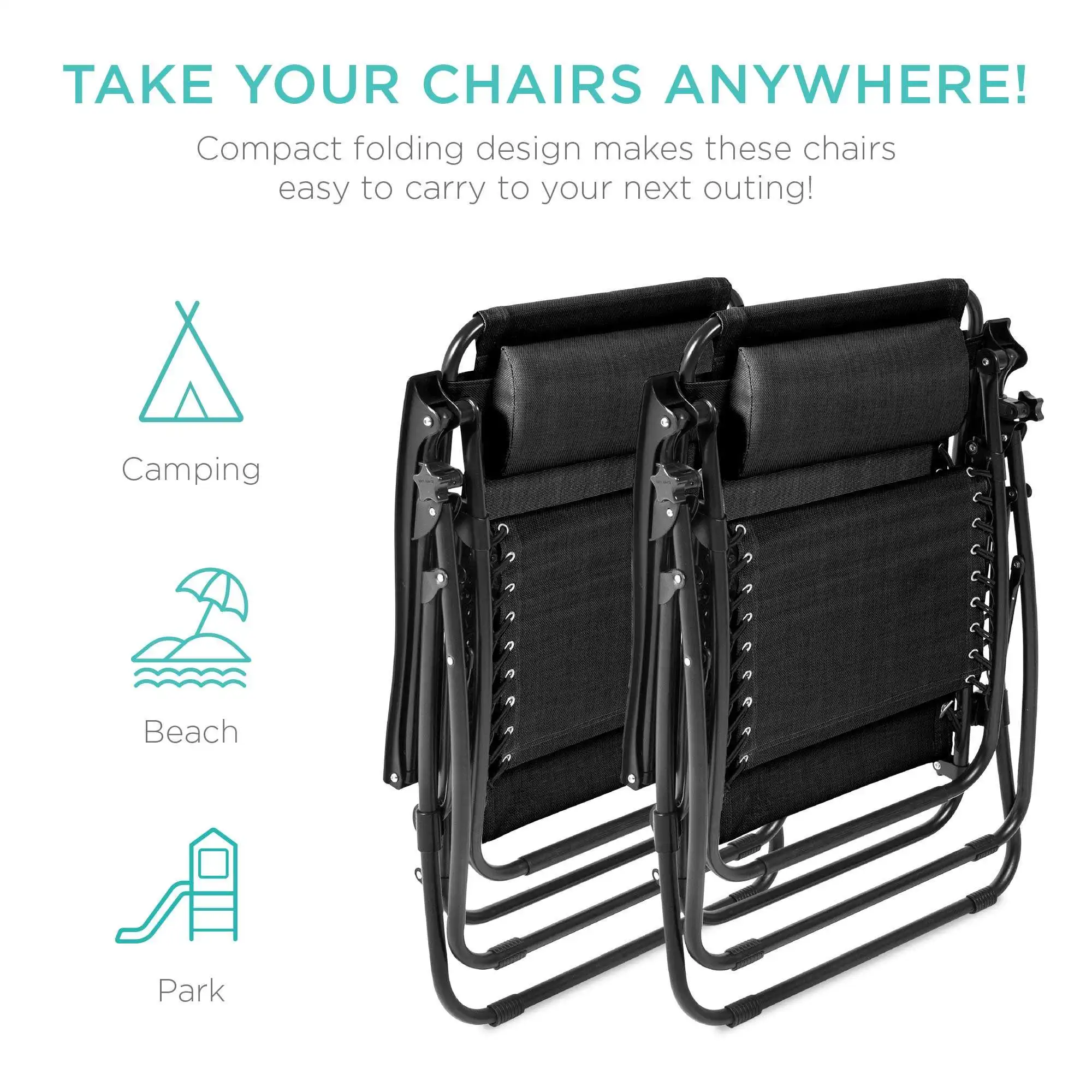 เก้าอี้ชายหาดปรับเอนได้ น้ำหนั - Outdoor Camping High Chair บทวิจารณ์และราคา