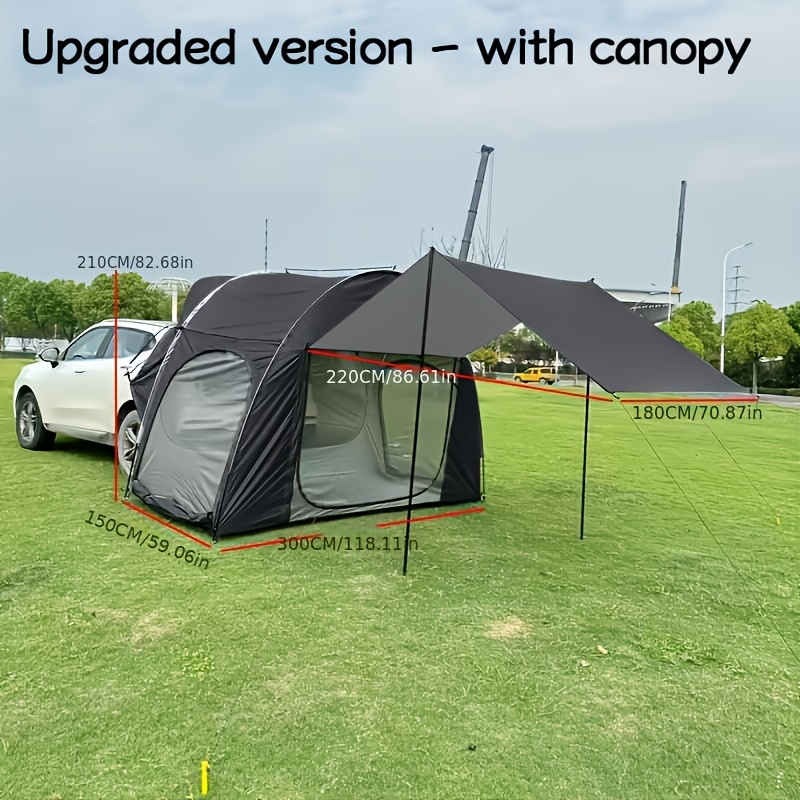 เต็นท์ท้ายรถสำหรับตั้งแคมป์กลา - Outdoor Camping Car Tail Tent บทวิจารณ์และราคา