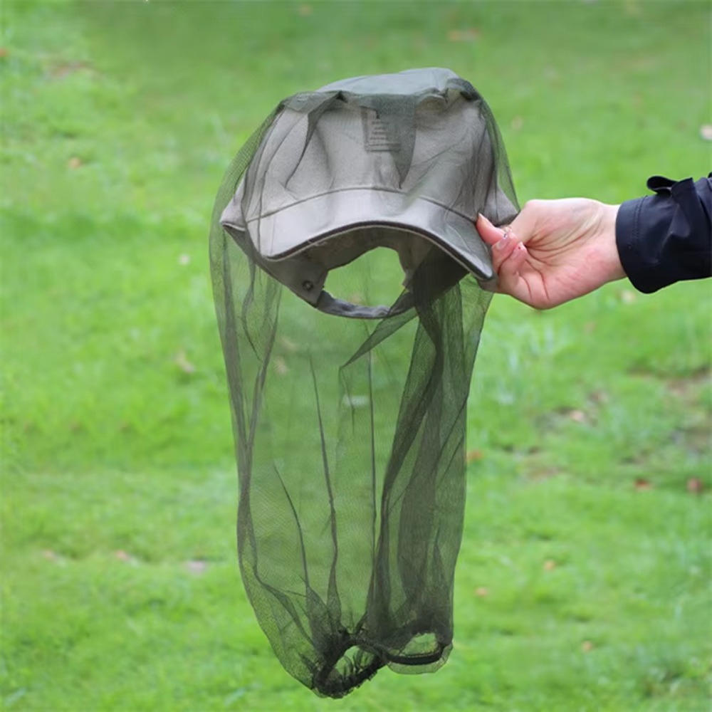 หมวกตกปลาป้องกันยุงและแมลง หมว - Outdoor Camping Mosquito Net บทวิจารณ์และราคา
