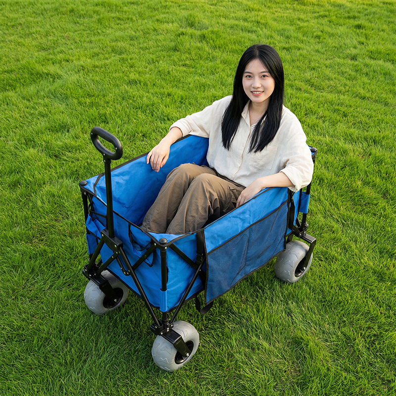 รถเข็นชายหาดโลหะพับได้ ล้อบอลล - Outdoor Camping Table บทวิจารณ์และราคา