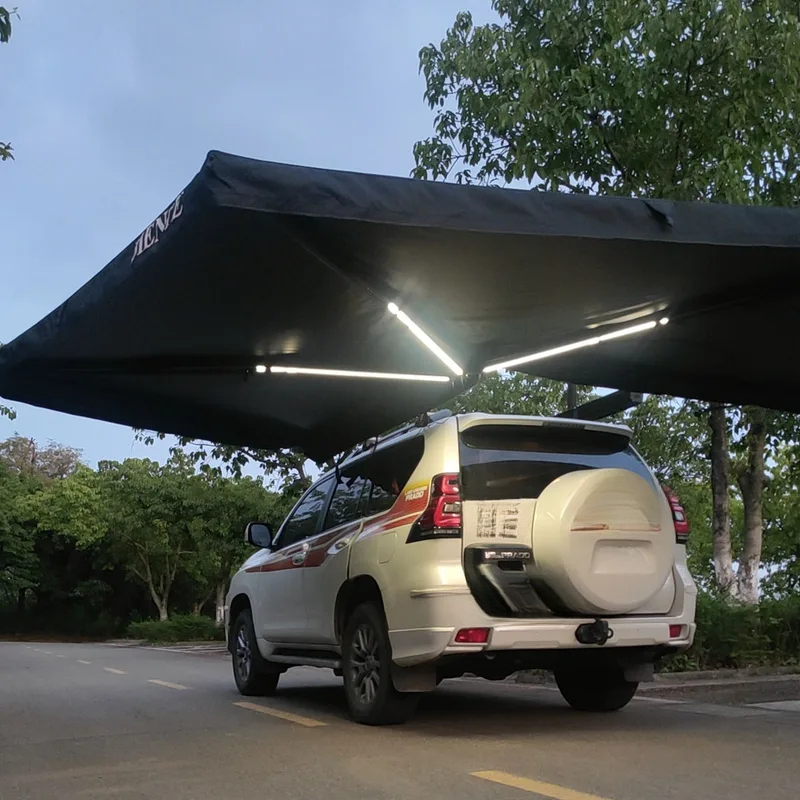 เต็นท์ข้างรถยนต์แบบตั้งอิสระ A - Outdoor Camping Awning บทวิจารณ์และราคา