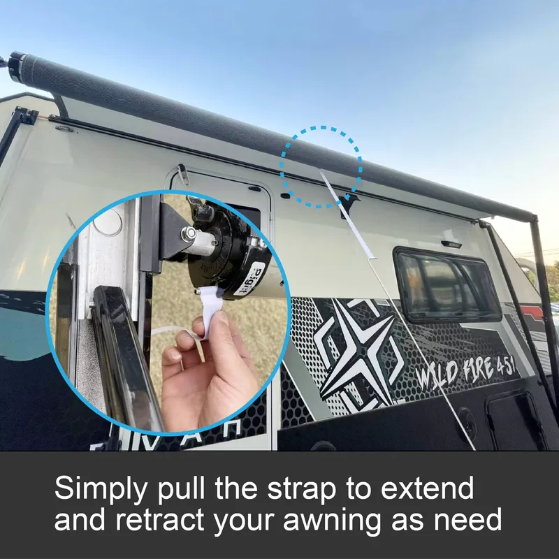 กันสาดควบคุมด้วยมือ Awnlux ราค - Outdoor Camping Awning บทวิจารณ์และราคา
