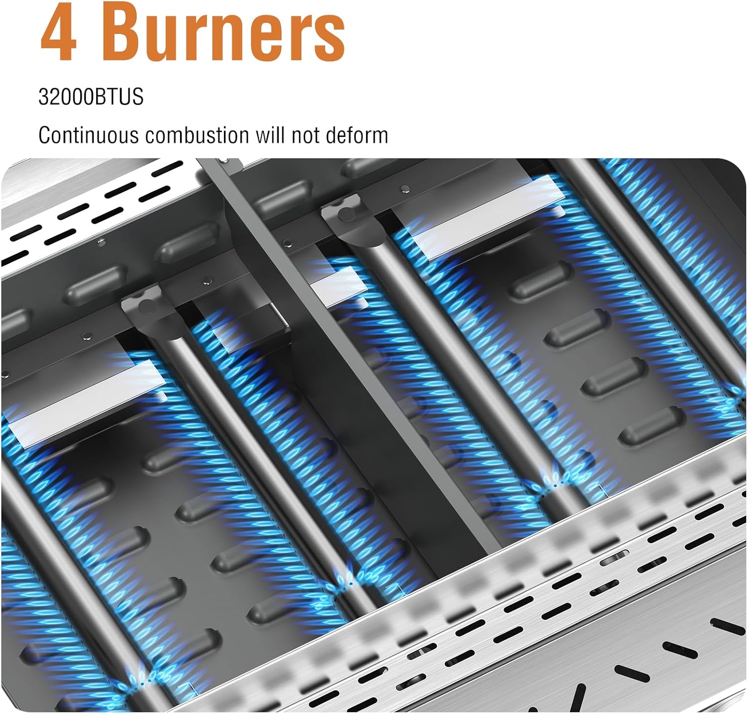 เตาปิ้งย่างสแตนเลสแบบพกพา 4 หั - Outdoor Camping Burner บทวิจารณ์และราคา