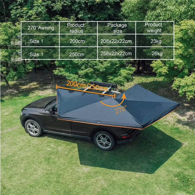 เต็นท์ Awnlux Heavy Duty 4x4 F - Outdoor Camp บทวิจารณ์และราคา