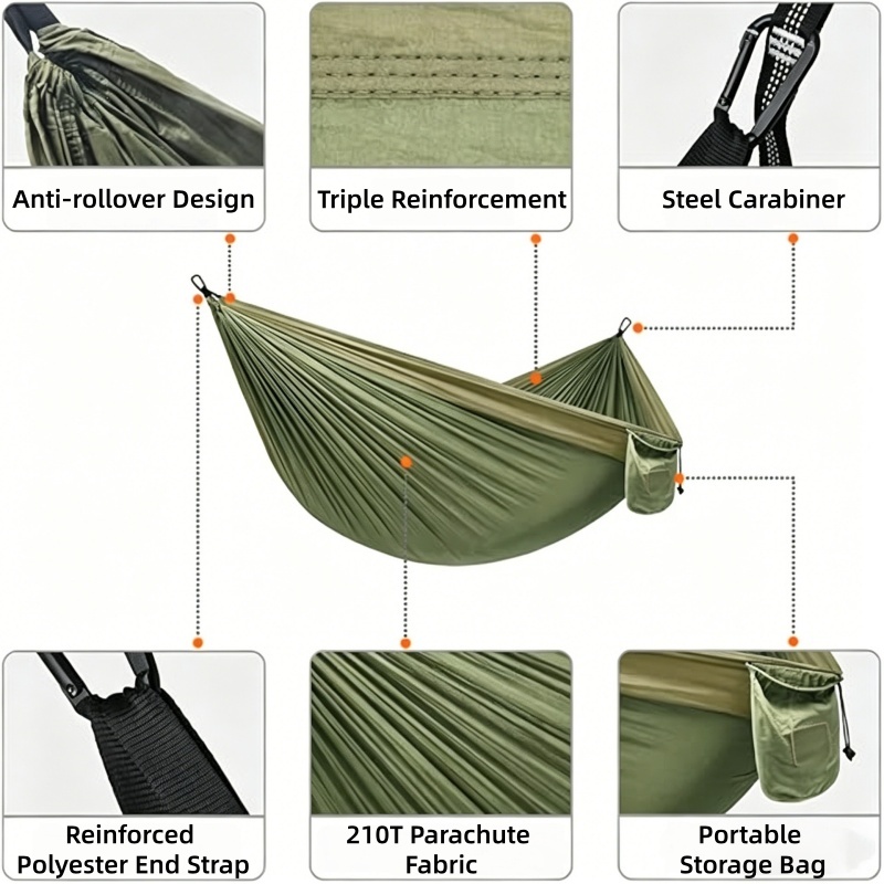 เปลญวนสำหรับตั้งแคมป์กลางแจ้งร - Camping Outdoor Or Indoor บทวิจารณ์และราคา