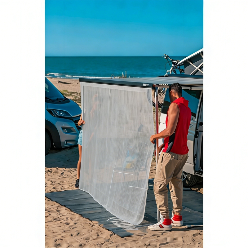 ม่านบังแดดหน้ารถบ้าน RV ป้องกั - Outdoor Camping Awning บทวิจารณ์และราคา