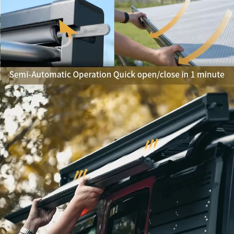 เต็นท์หลังคารถยนต์แบบม้วนเก็บไ - Outdoor Camp บทวิจารณ์และราคา