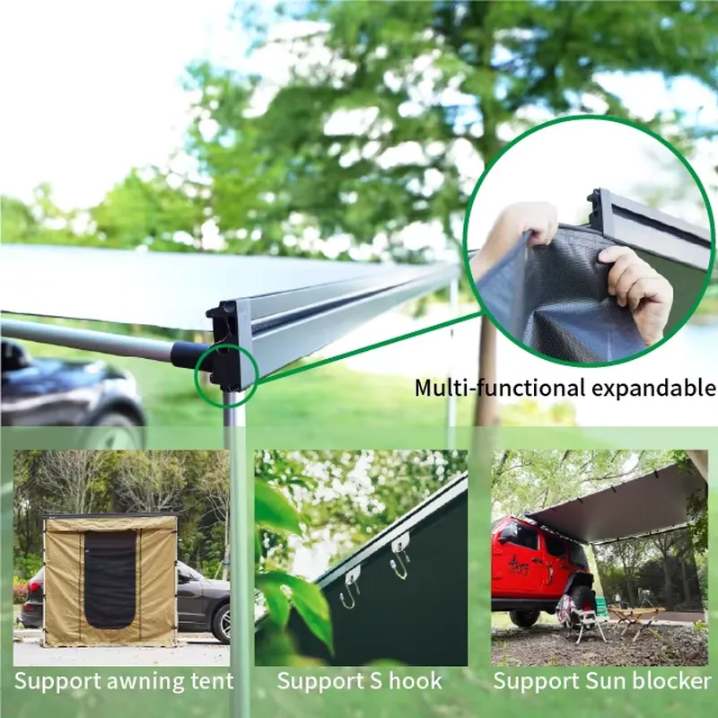 เต็นท์หลังคารถยนต์แบบม้วนเก็บไ - Outdoor Camp บทวิจารณ์และราคา