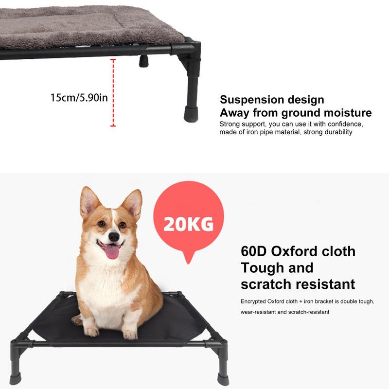 กลางแจ้งสูงเตียงสุนัขพับยกเปลส - Outdoor Camping Dog Fence บทวิจารณ์และราคา