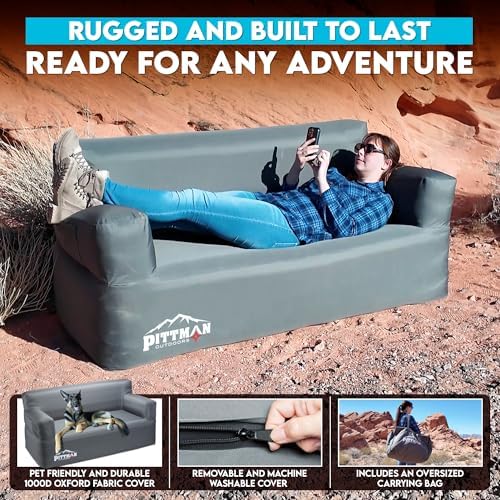 พิตต์แมน - โซฟาเป่าลมพร้อมปั๊ม - Camping Outdoor Or Indoor บทวิจารณ์และราคา