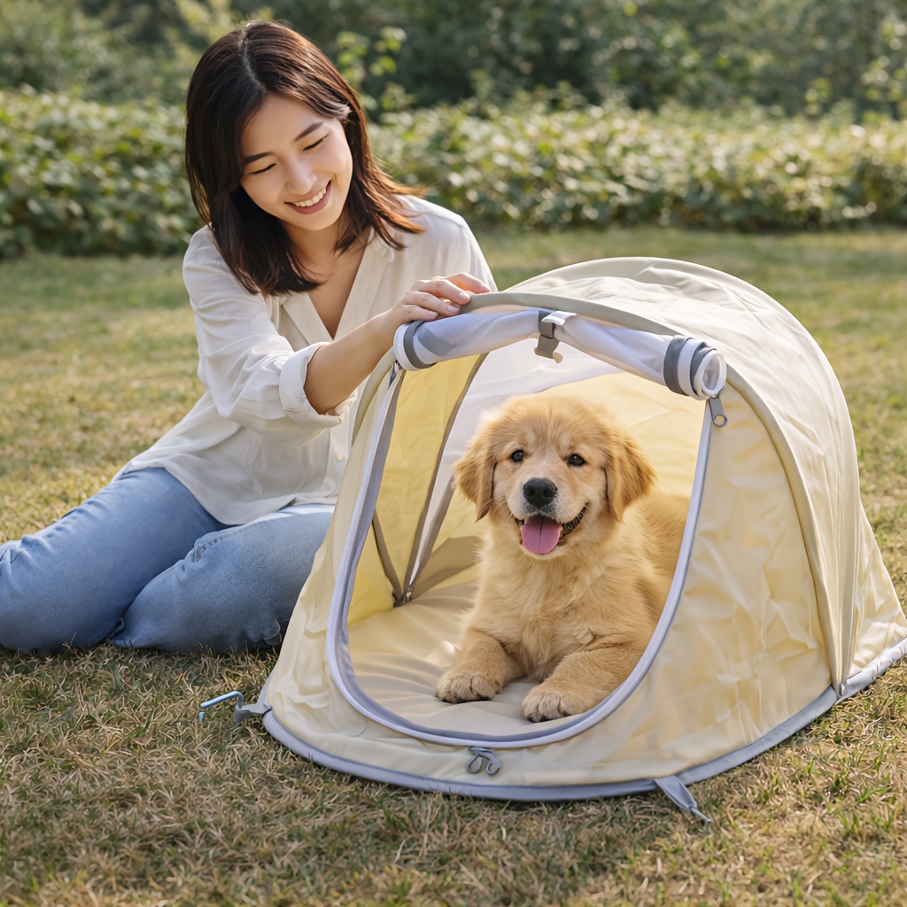 เต็นท์พับได้สำหรับสัตว์เลี้ยง  - Outdoor Camping Dog Fence บทวิจารณ์และราคา