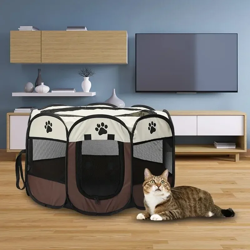 แบบพกพาพับเต็นท์สัตว์เลี้ยง Ke - Outdoor Camping Dog Fence บทวิจารณ์และราคา