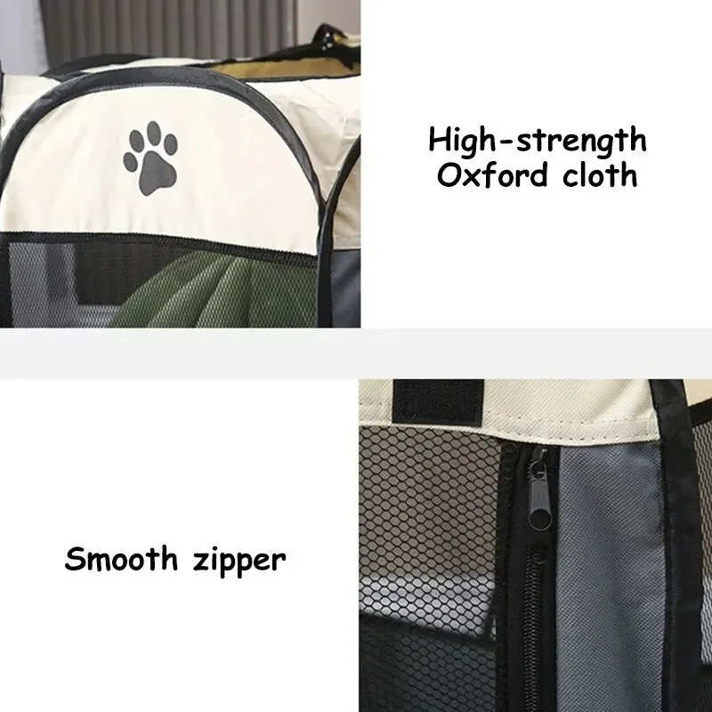 แบบพกพาพับเต็นท์สัตว์เลี้ยง Ke - Outdoor Camping Dog Fence บทวิจารณ์และราคา