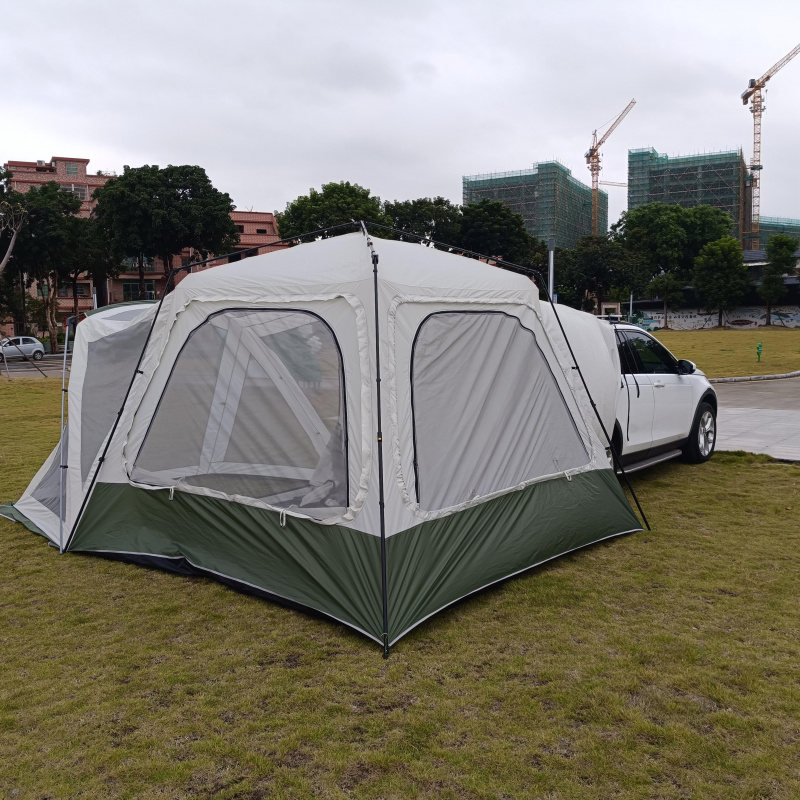 เต็นท์ท้ายรถพับได้แบบพกพาจากโร - Outdoor Camping Car Tail Tent บทวิจารณ์และราคา