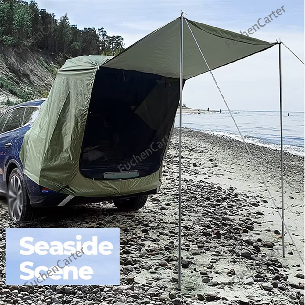 เต็นท์ท้ายรถ SUV สำหรับตั้งแคม - Outdoor Camping Car Tail Tent บทวิจารณ์และราคา