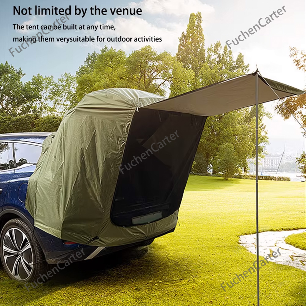 เต็นท์ท้ายรถ SUV สำหรับตั้งแคม - Outdoor Camping Car Tail Tent บทวิจารณ์และราคา