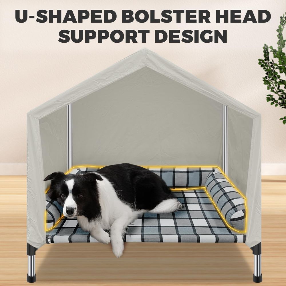 บ้านนอนสัตว์เลี้ยงแบบยกพื้น -  - Camping Outdoor Or Indoor บทวิจารณ์และราคา