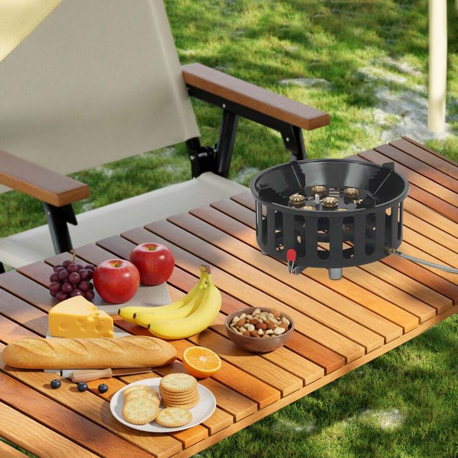 เตาแก๊สพกพาสำหรับตั้งแคมป์พร้อ - Outdoor Camping Burner บทวิจารณ์และราคา