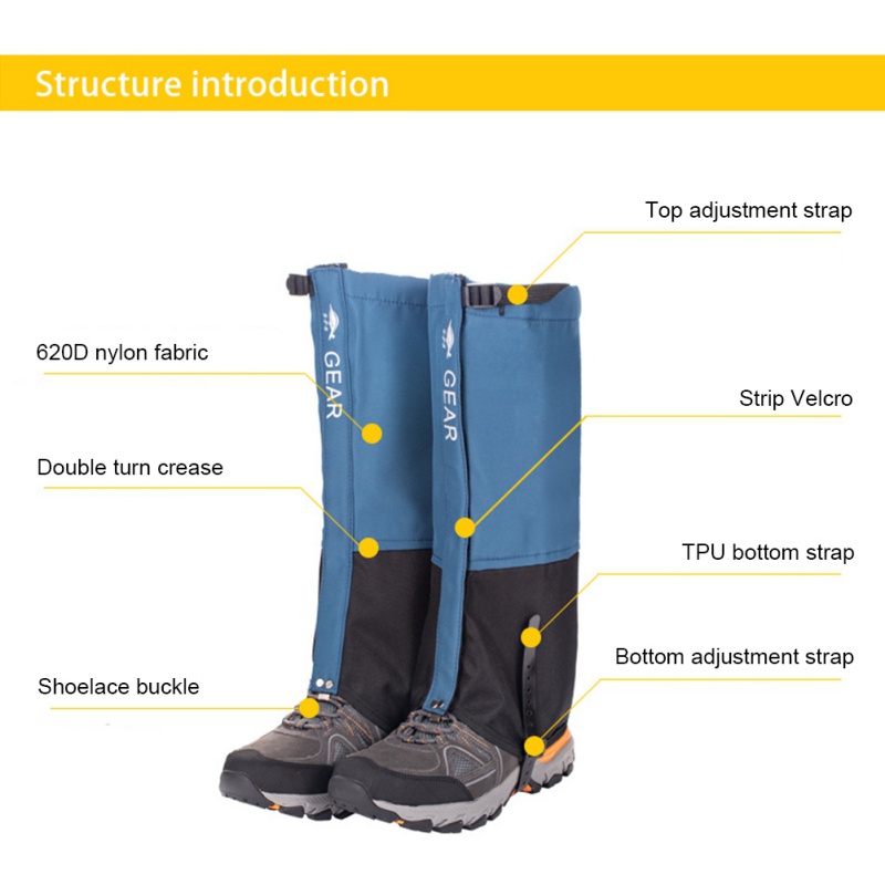 เดินป่ากลางแจ้งกันน้ํา Snow Le - Trekking Gaiters บทวิจารณ์และราคา