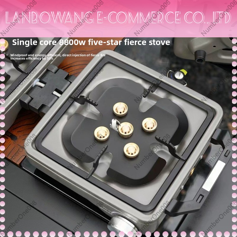 เตาแก๊สปิกนิกแบบพกพา 2 หัวเตา  - Outdoor Camping Burner บทวิจารณ์และราคา