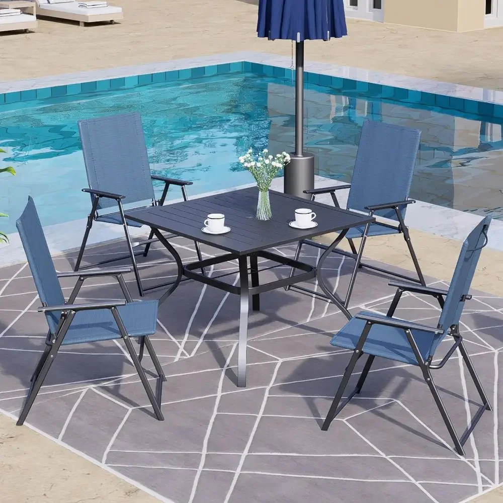 ชุดโต๊ะรับประทานอาหารกลางแจ้ง  - Outdoor Camping High Chair บทวิจารณ์และราคา