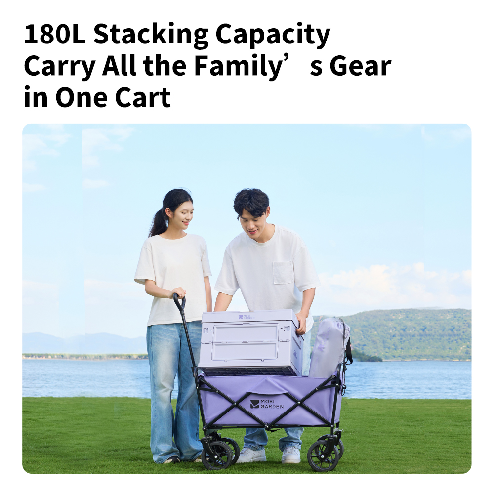 รถเข็นพับได้สี่ล้อ Mobi Garden - Outdoor Camping Table บทวิจารณ์และราคา