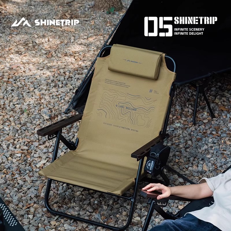 เก้าอี้พักผ่อนพับได้สำหรับกิจก - Outdoor Camping High Chair บทวิจารณ์และราคา
