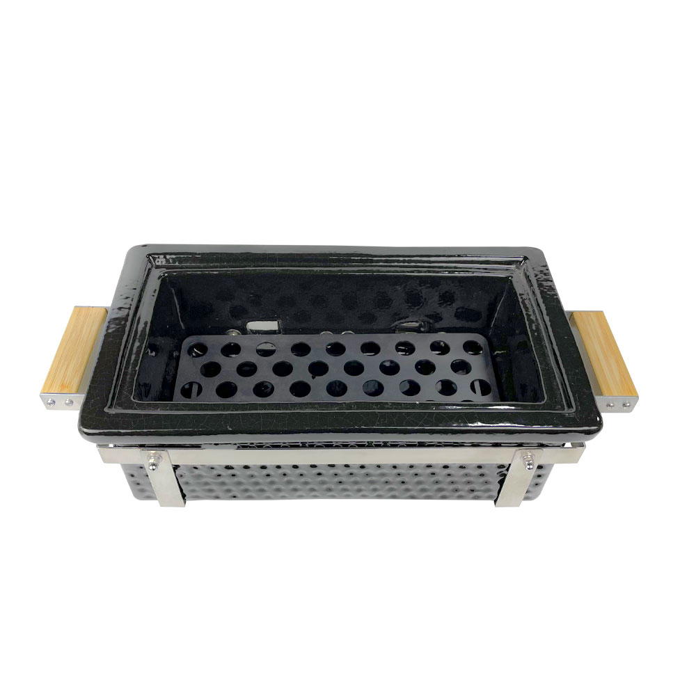 เตาบาร์บีคิวเซรามิก Kamado ยี่ - Camping Outdoor Or Indoor บทวิจารณ์และราคา