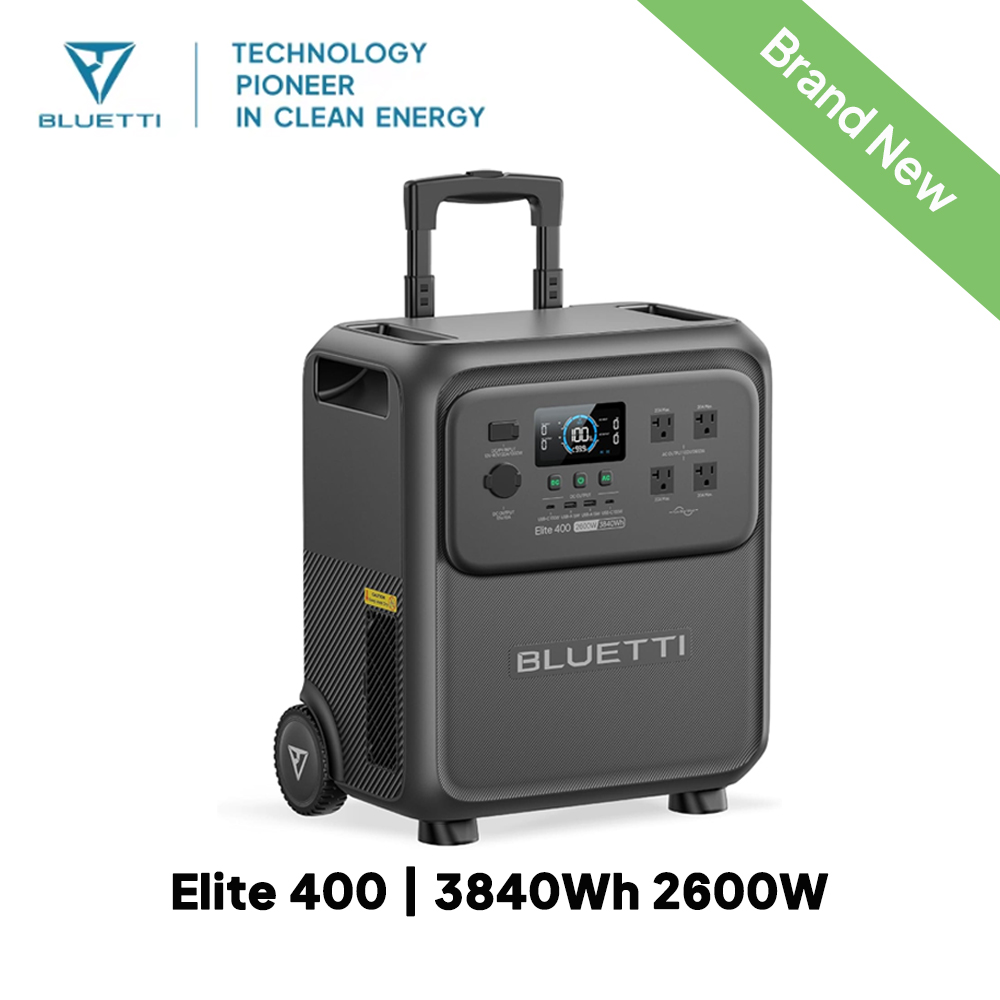 BLUETTI Elite 400 2600W 3840Wh - Outdoor Camping Van บทวิจารณ์และราคา