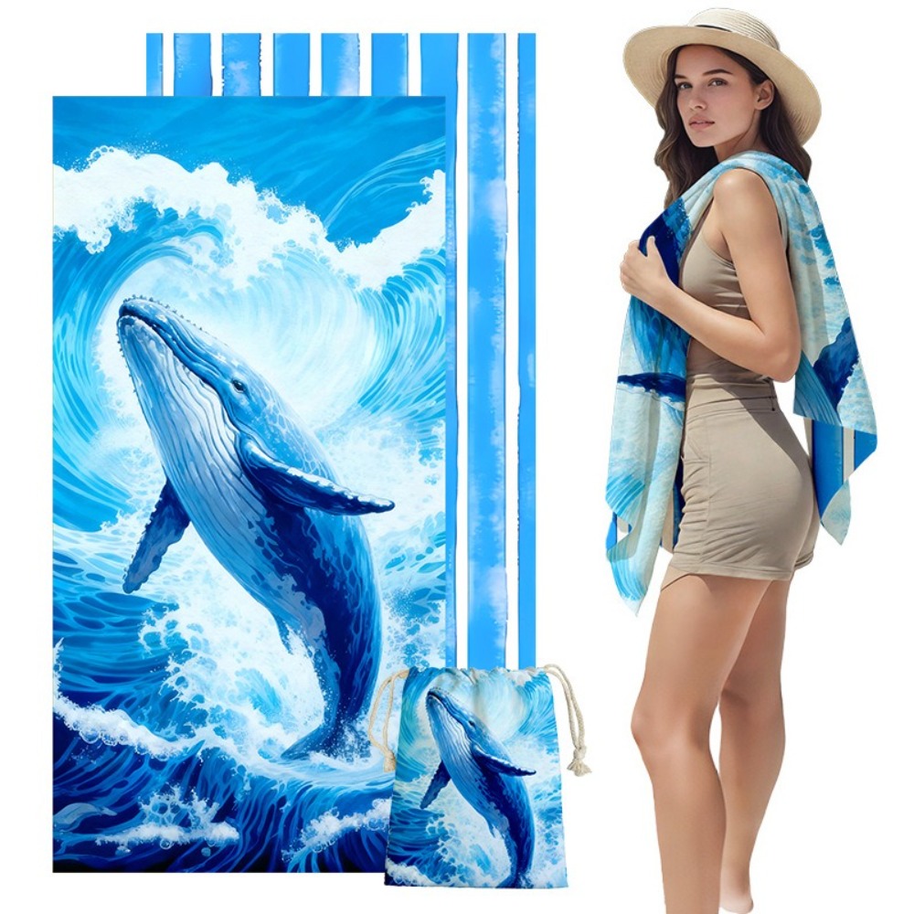 ผ้าขนหนูชายหาดลายหางปลาและกระเ - Outdoor Camping Mat บทวิจารณ์และราคา