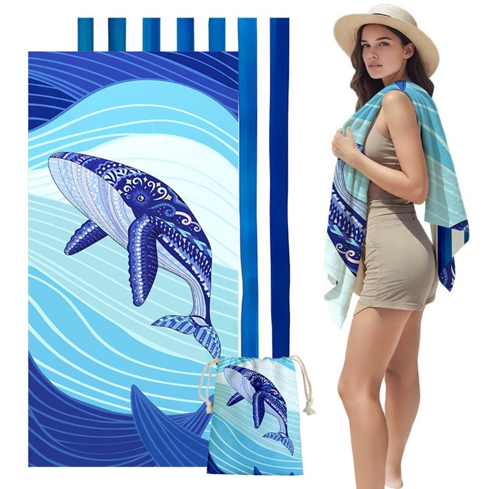 ผ้าขนหนูชายหาดลายหางปลาและกระเ - Outdoor Camping Mat บทวิจารณ์และราคา