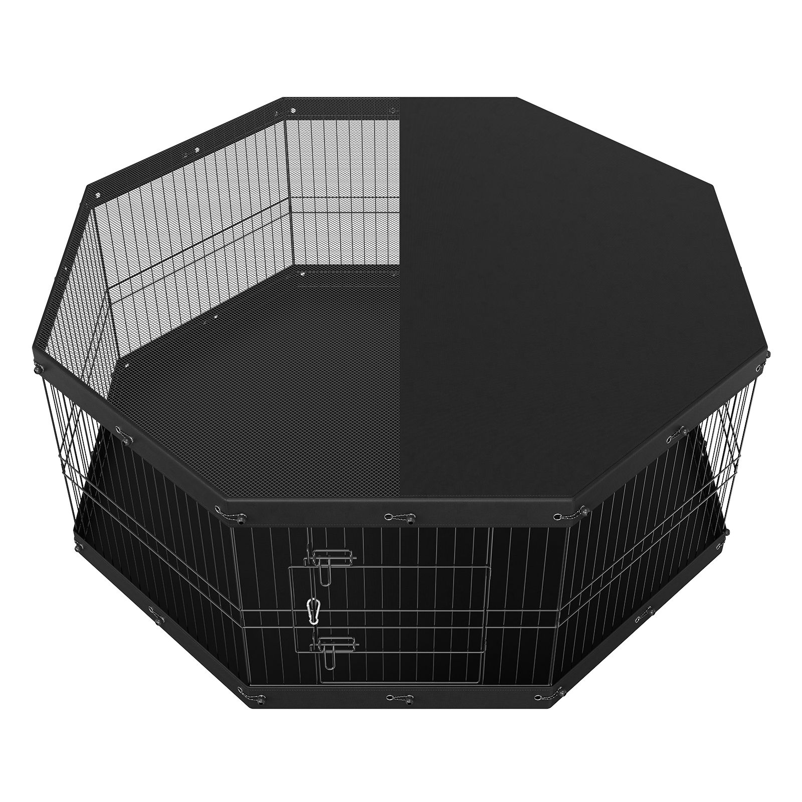 คอกกั้นสุนัขแบบพับได้ 8 แผง ทำ - Outdoor Camping Dog Fence บทวิจารณ์และราคา