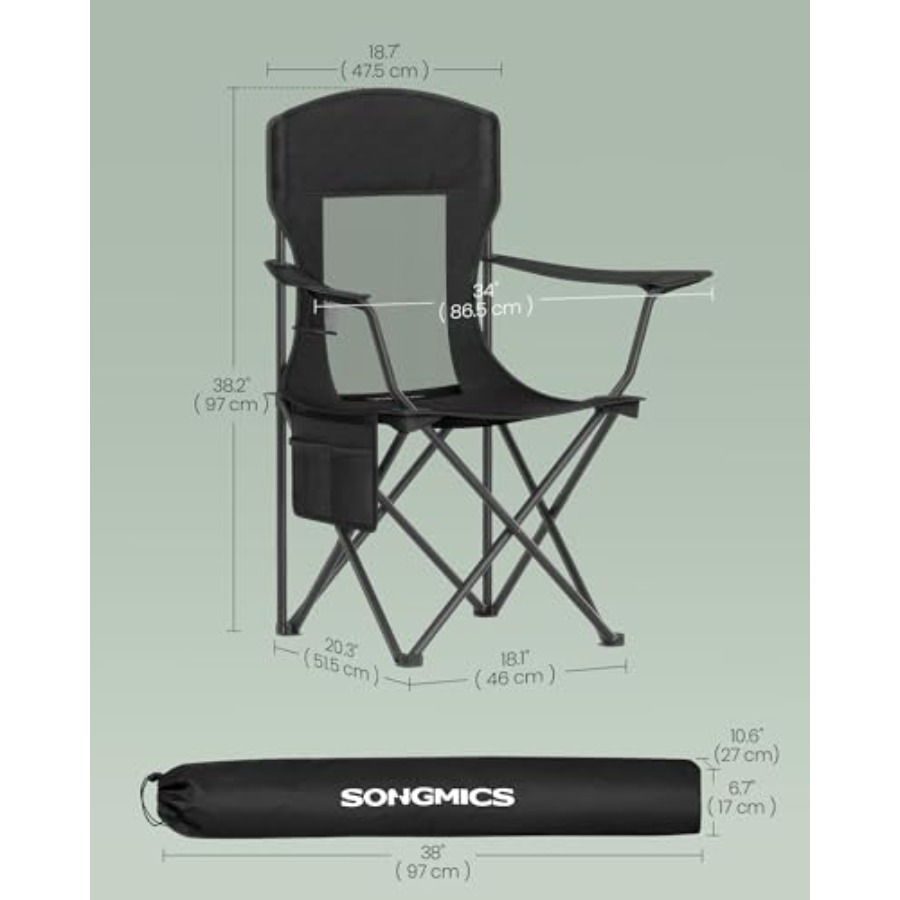 zz-2 แพ็คเก้าอี้ตั้งแคมป์ระบาย - Outdoor Camping High Chair บทวิจารณ์และราคา