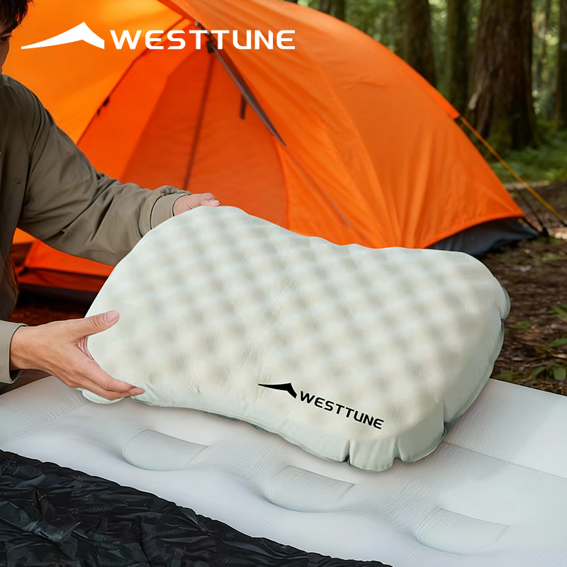 หมอนเป่าลมสำหรับตั้งแคมป์ WEST - Camp Pillow Compressible บทวิจารณ์และราคา