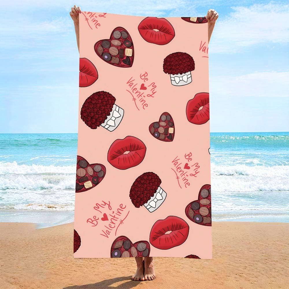 ผ้าเช็ดตัวลายหัวใจ 27x55 นิ้ว  - Outdoor Camping Mat บทวิจารณ์และราคา