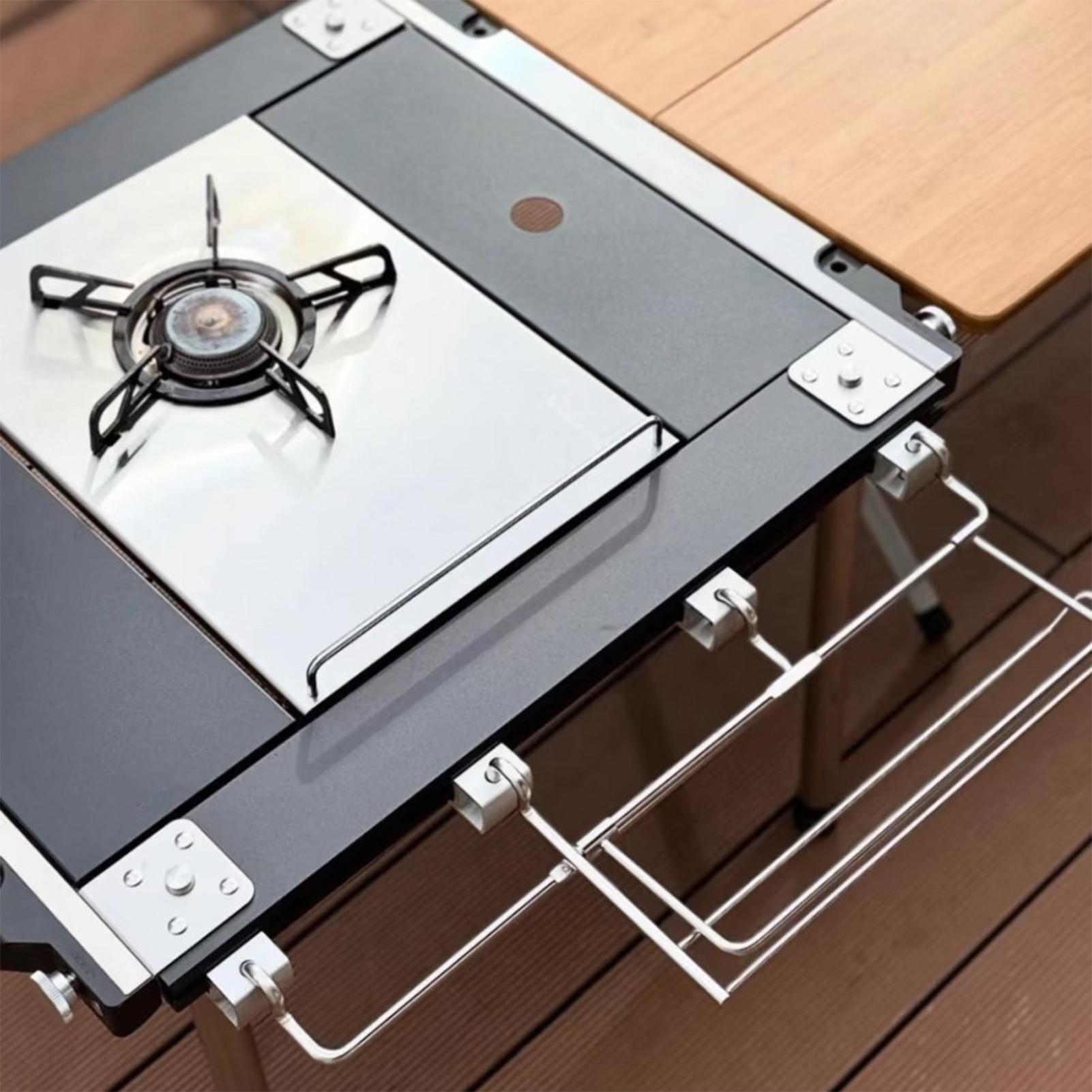สไลด์หัวเข็มขัดสําหรับ Camping - Outdoor Camping Kitchen Setup บทวิจารณ์และราคา