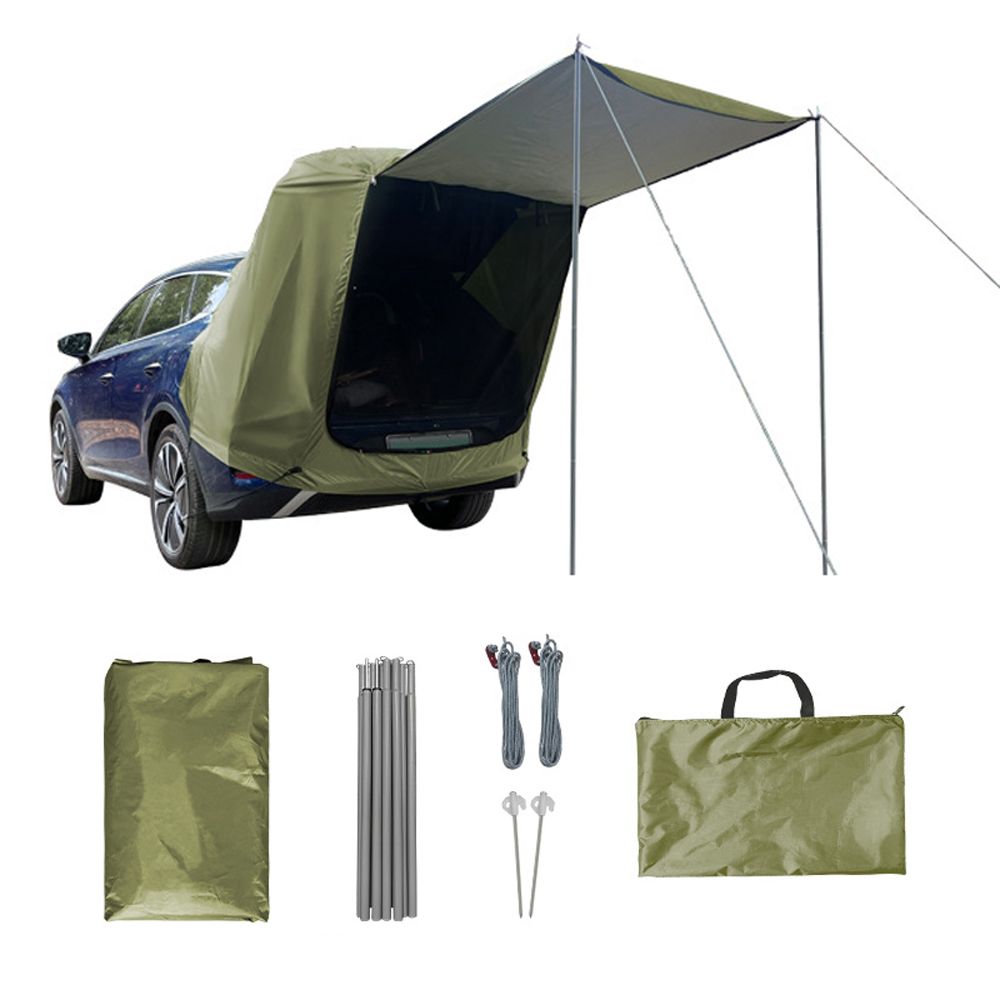 เต็นท์ด้านหลังรถกลางแจ้งเต็นท์ - Outdoor Camping Car Tail Tent บทวิจารณ์และราคา