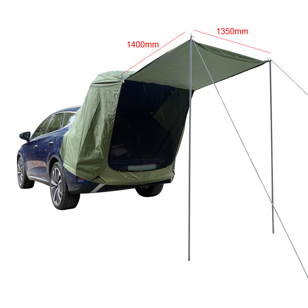 เต็นท์ด้านหลังรถกลางแจ้งเต็นท์ - Outdoor Camping Car Tail Tent บทวิจารณ์และราคา