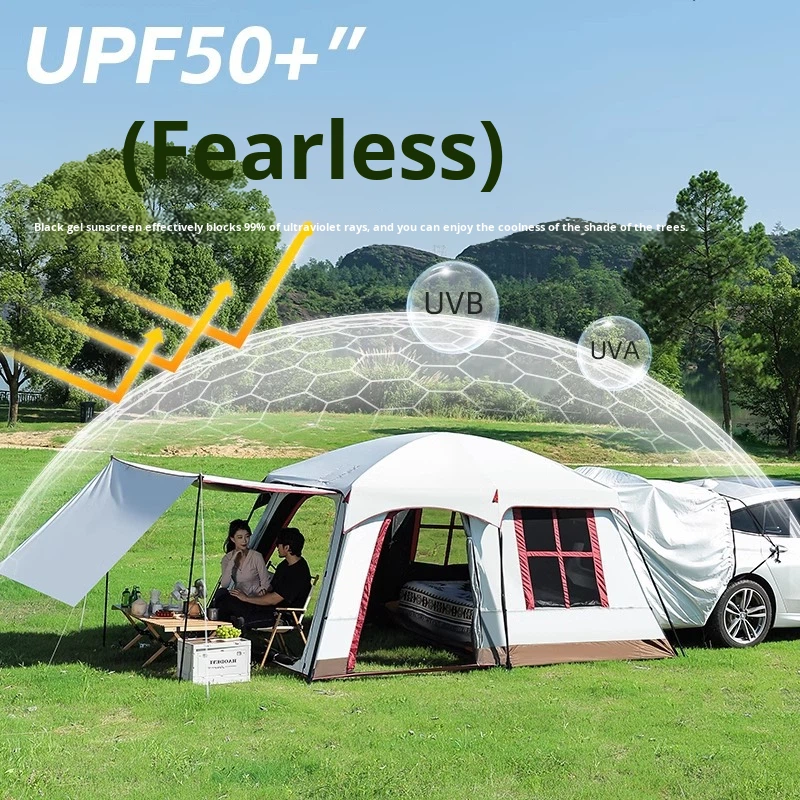 เต็นท์ท้ายรถ SUV อุปกรณ์ตั้งแค - Outdoor Camping Car Tail Tent บทวิจารณ์และราคา