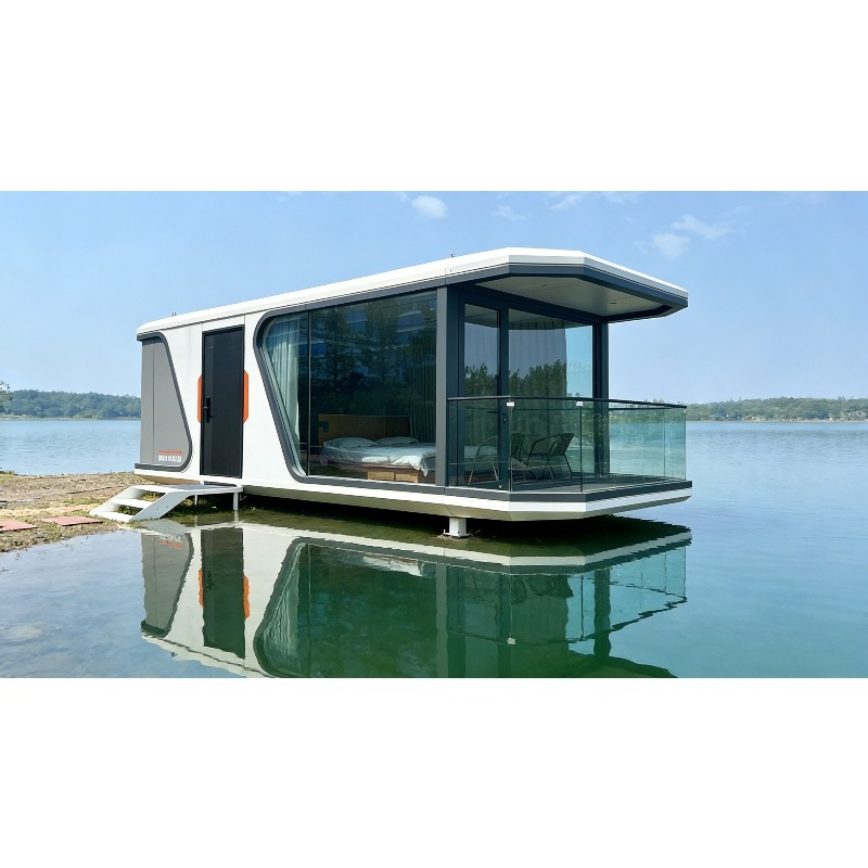 บ้านคอนเทนเนอร์เหล็กทรงแคปซูลข - Outdoor Camping House บทวิจารณ์และราคา